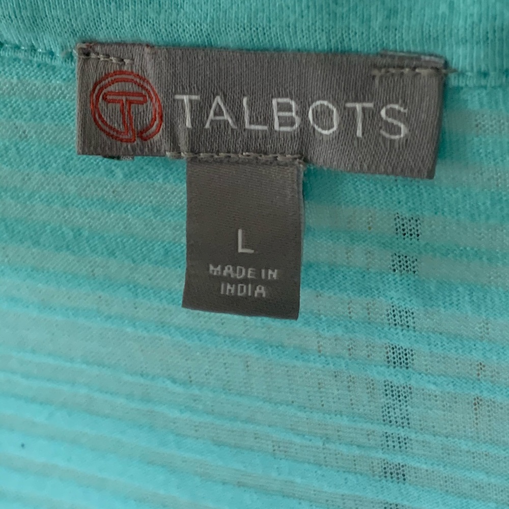 Talbots Split Neck Top - image 2